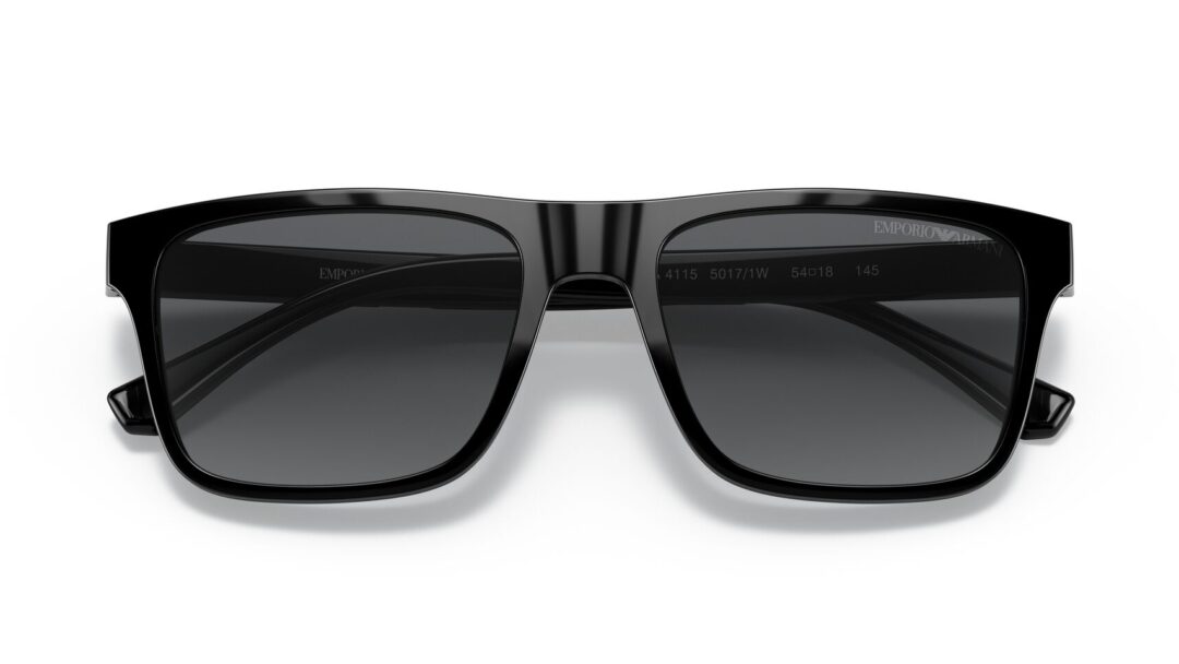 Emporio Armani EA4115 50171W Black Clip-On Sunglass